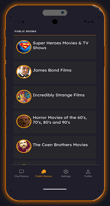 Phone Mockup with ScreenChat UI